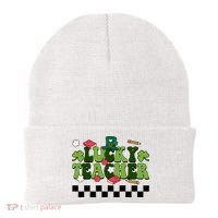Lucky Teacher St Patrick's Day Holiday Beanie thumb 0