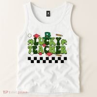 Lucky Teacher St Patrick's Day Holiday Tank Top thumb 2