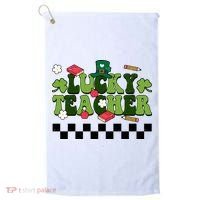 Lucky Teacher St Patrick's Day Holiday Golf Towel thumb 0