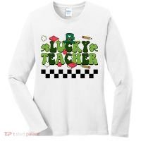 Lucky Teacher St Patrick's Day Holiday Women's Long Sleeve Shirt thumb 0