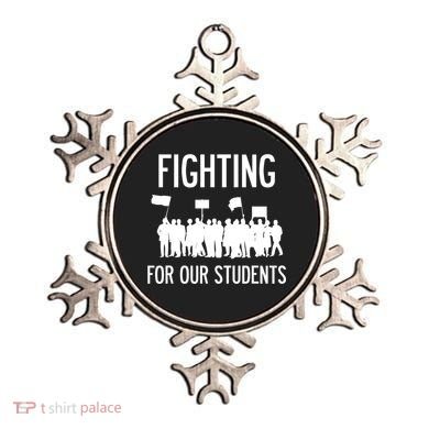 LA Teacher Strike Protest Los Angeles Teach Education Union Ornament