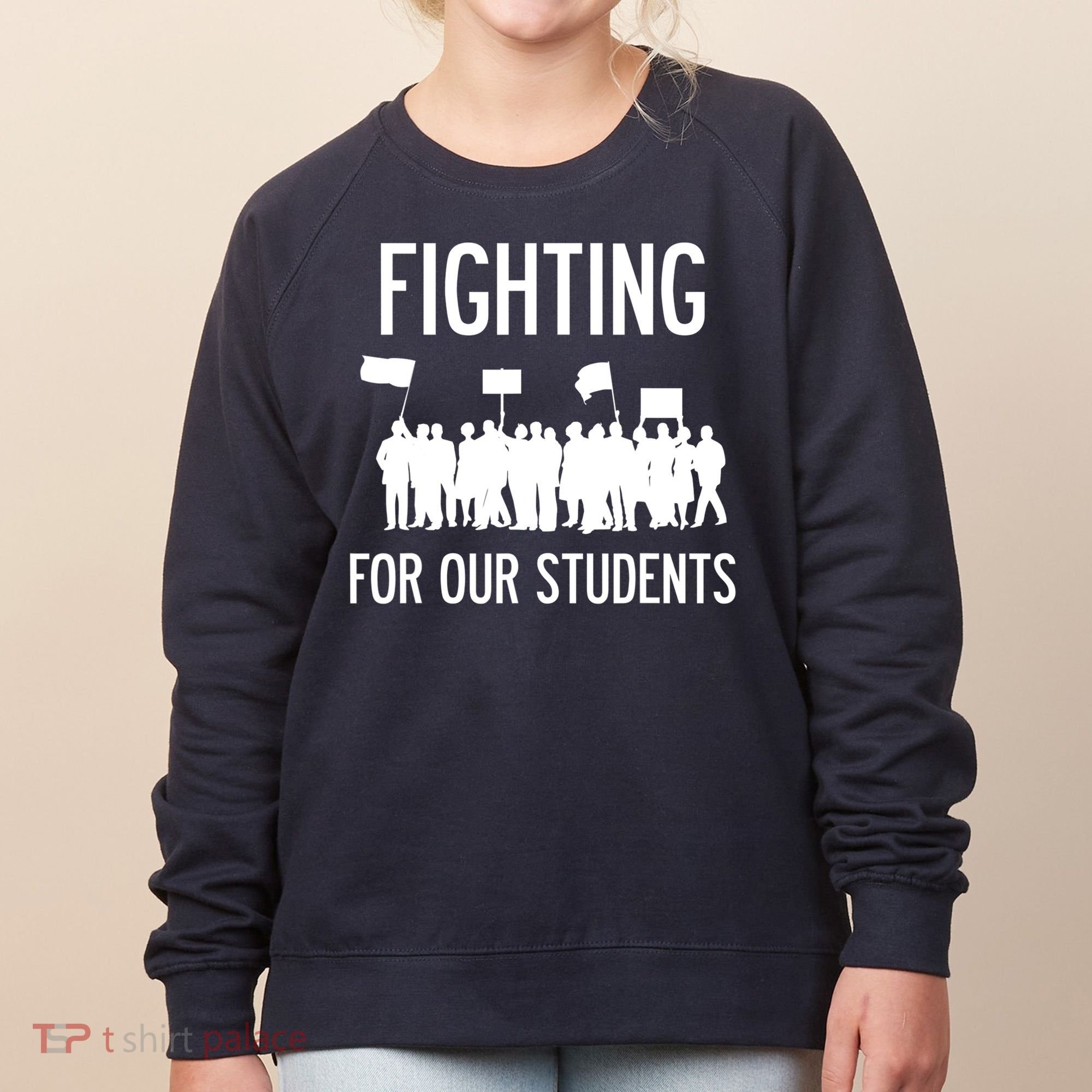 LA Teacher Strike Protest Los Angeles Teach Education Union Women's Sweatshirt