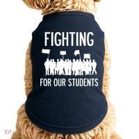 LA Teacher Strike Protest Los Angeles Teach Education Union Doggie Tank thumb 0