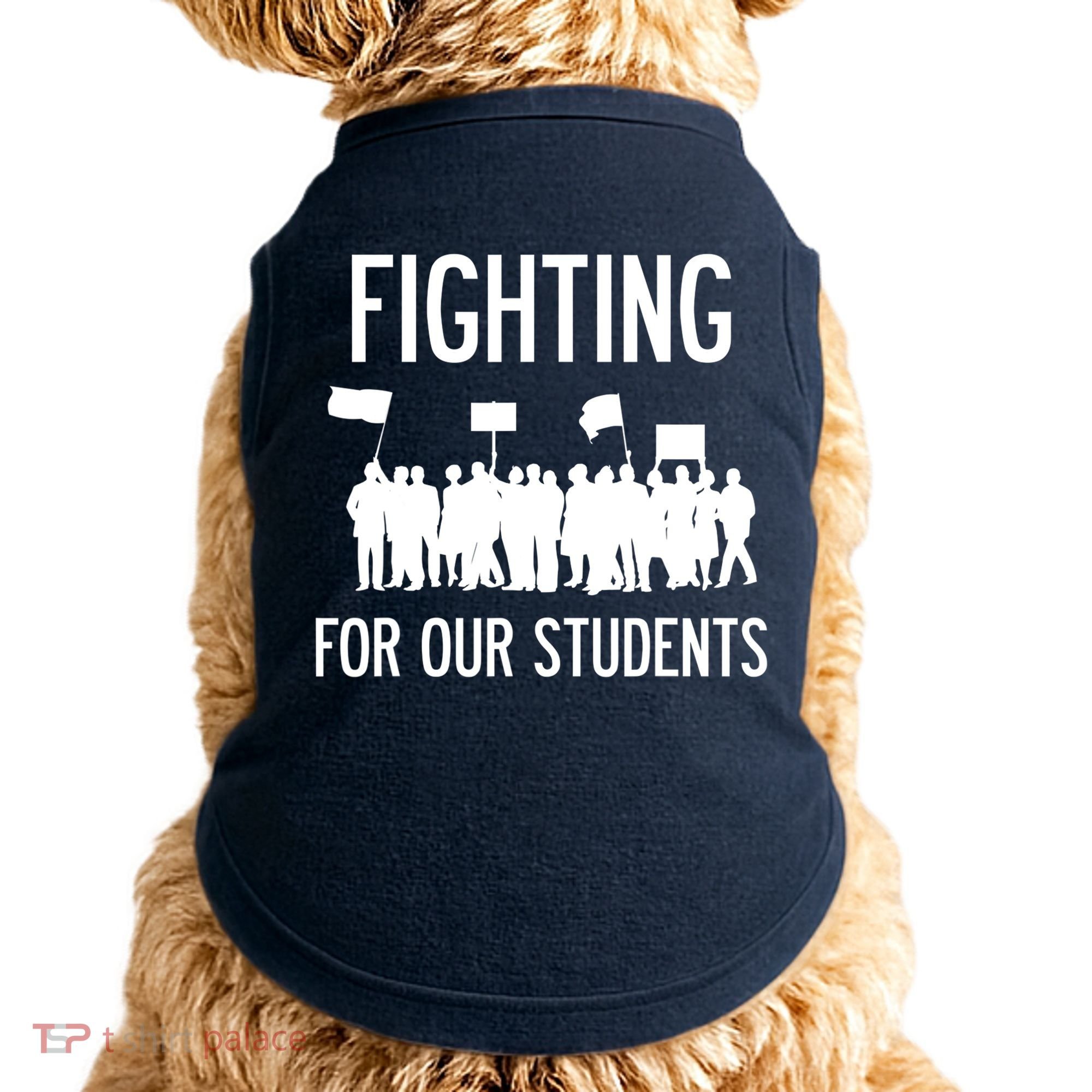 LA Teacher Strike Protest Los Angeles Teach Education Union Doggie Tank