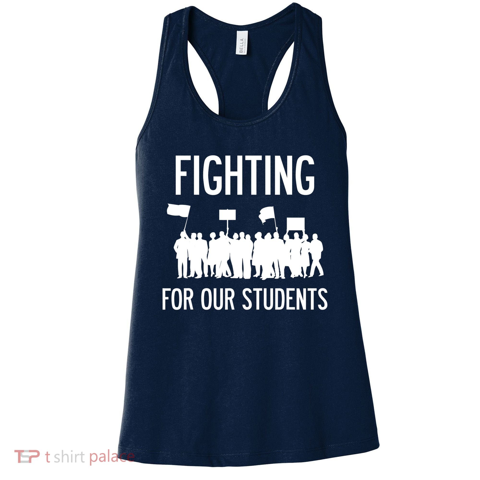 LA Teacher Strike Protest Los Angeles Teach Education Union Women's Tank Top