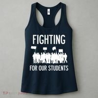 LA Teacher Strike Protest Los Angeles Teach Education Union Women's Tank Top thumb 3