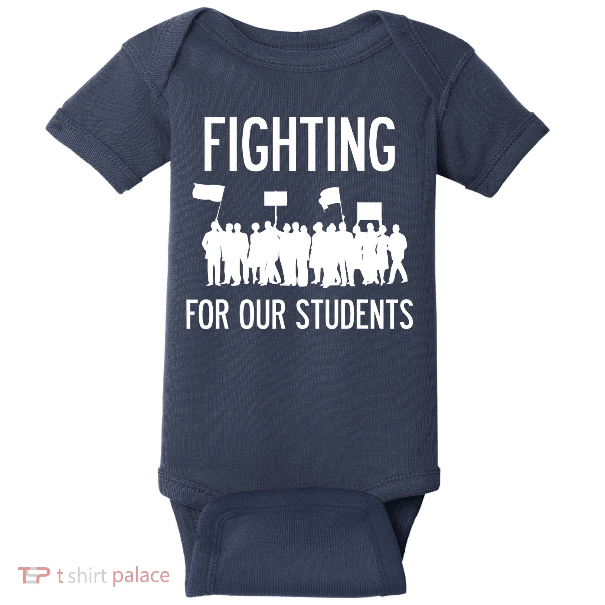 LA Teacher Strike Protest Los Angeles Teach Education Union Baby Bodysuit