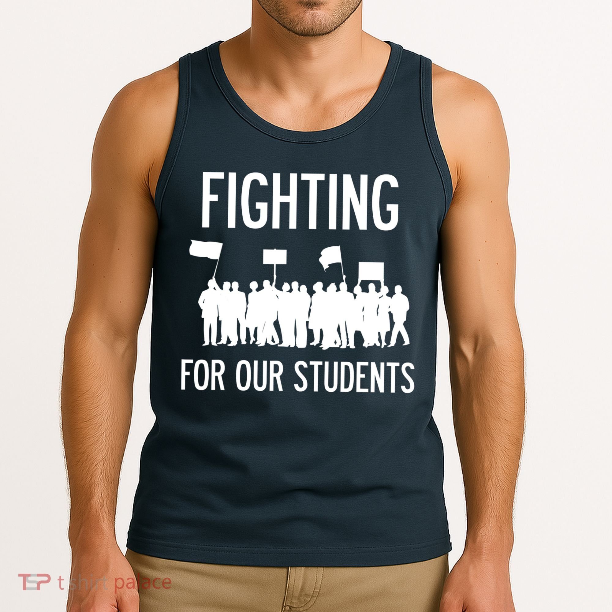 LA Teacher Strike Protest Los Angeles Teach Education Union Tank Top