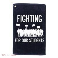 LA Teacher Strike Protest Los Angeles Teach Education Union Golf Towel thumb 0