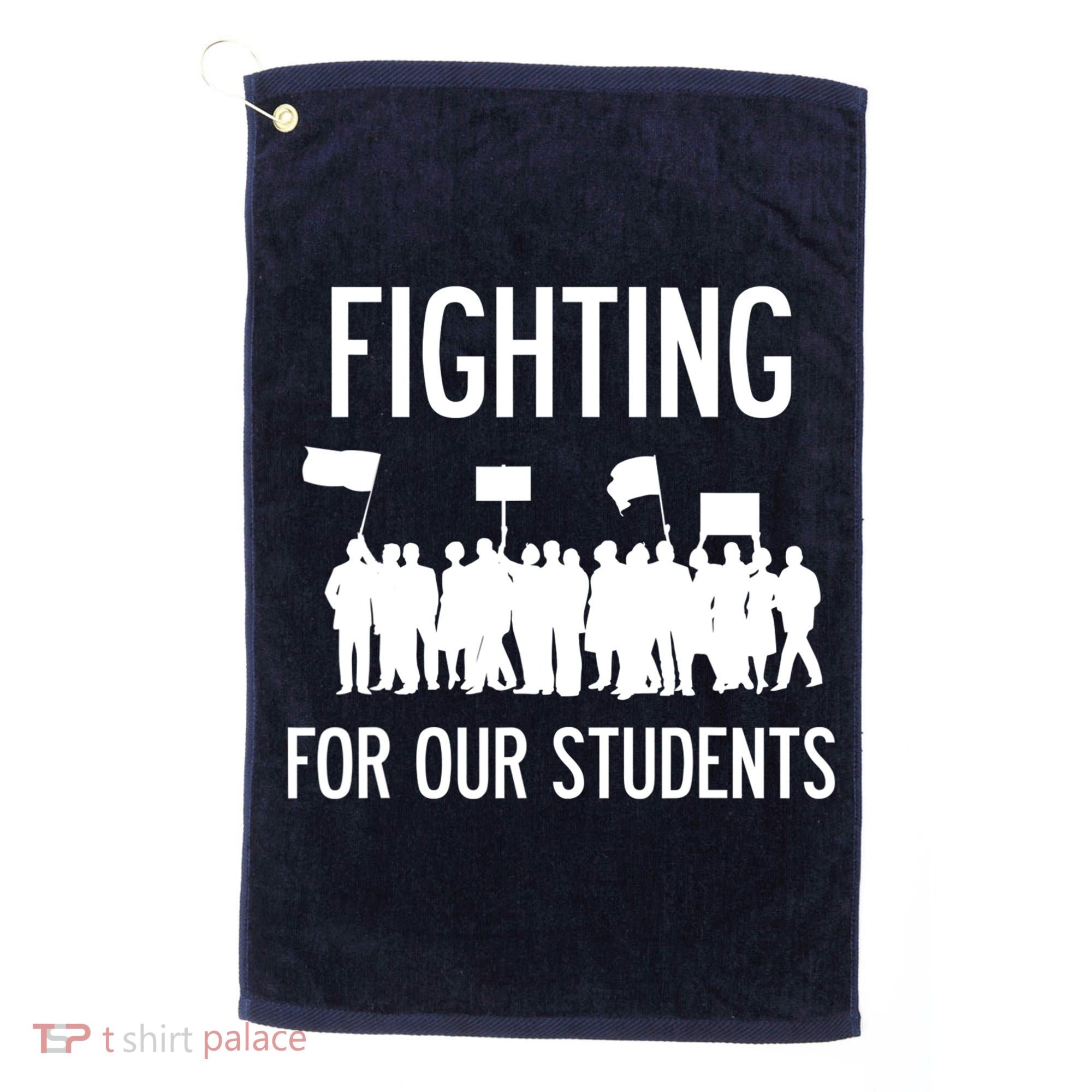 LA Teacher Strike Protest Los Angeles Teach Education Union Golf Towel