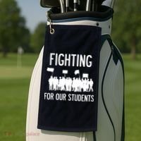 LA Teacher Strike Protest Los Angeles Teach Education Union Golf Towel thumb 2