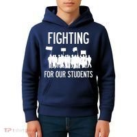 LA Teacher Strike Protest Los Angeles Teach Education Union Kids Hoodie thumb 4