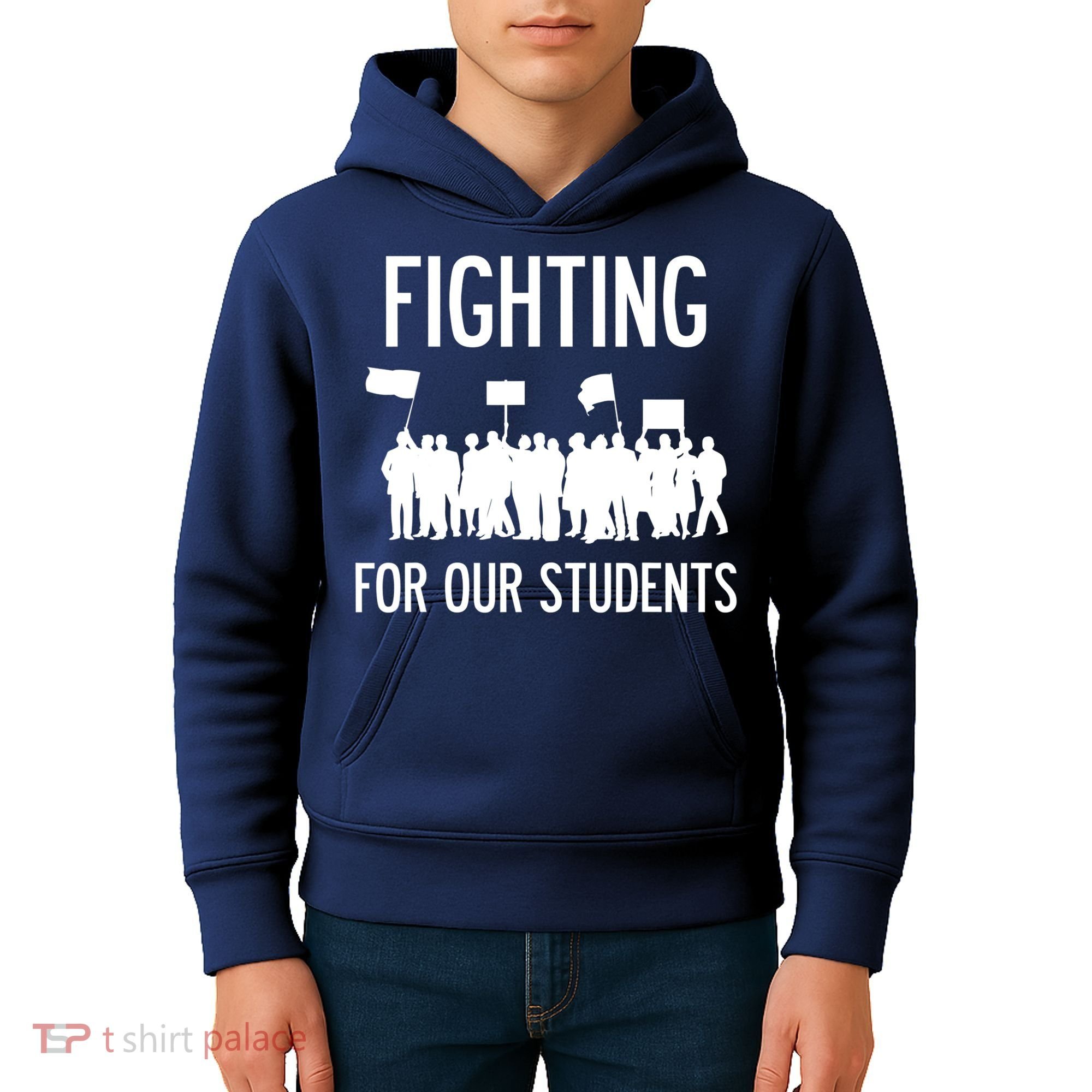 LA Teacher Strike Protest Los Angeles Teach Education Union Kids Hoodie