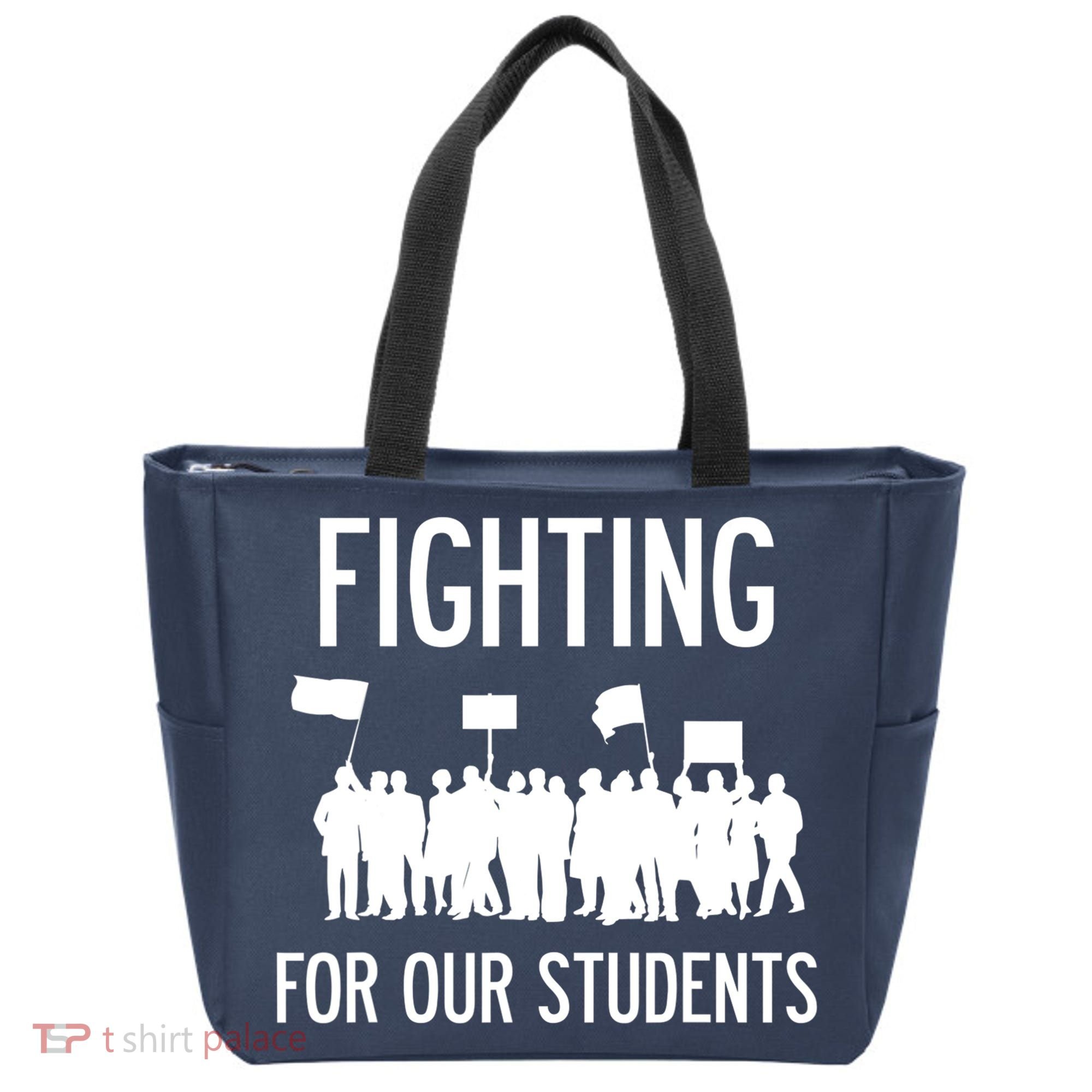 LA Teacher Strike Protest Los Angeles Teach Education Union Tote Bag