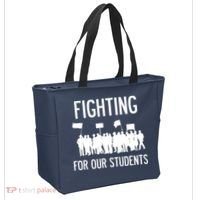 LA Teacher Strike Protest Los Angeles Teach Education Union Tote Bag thumb 2