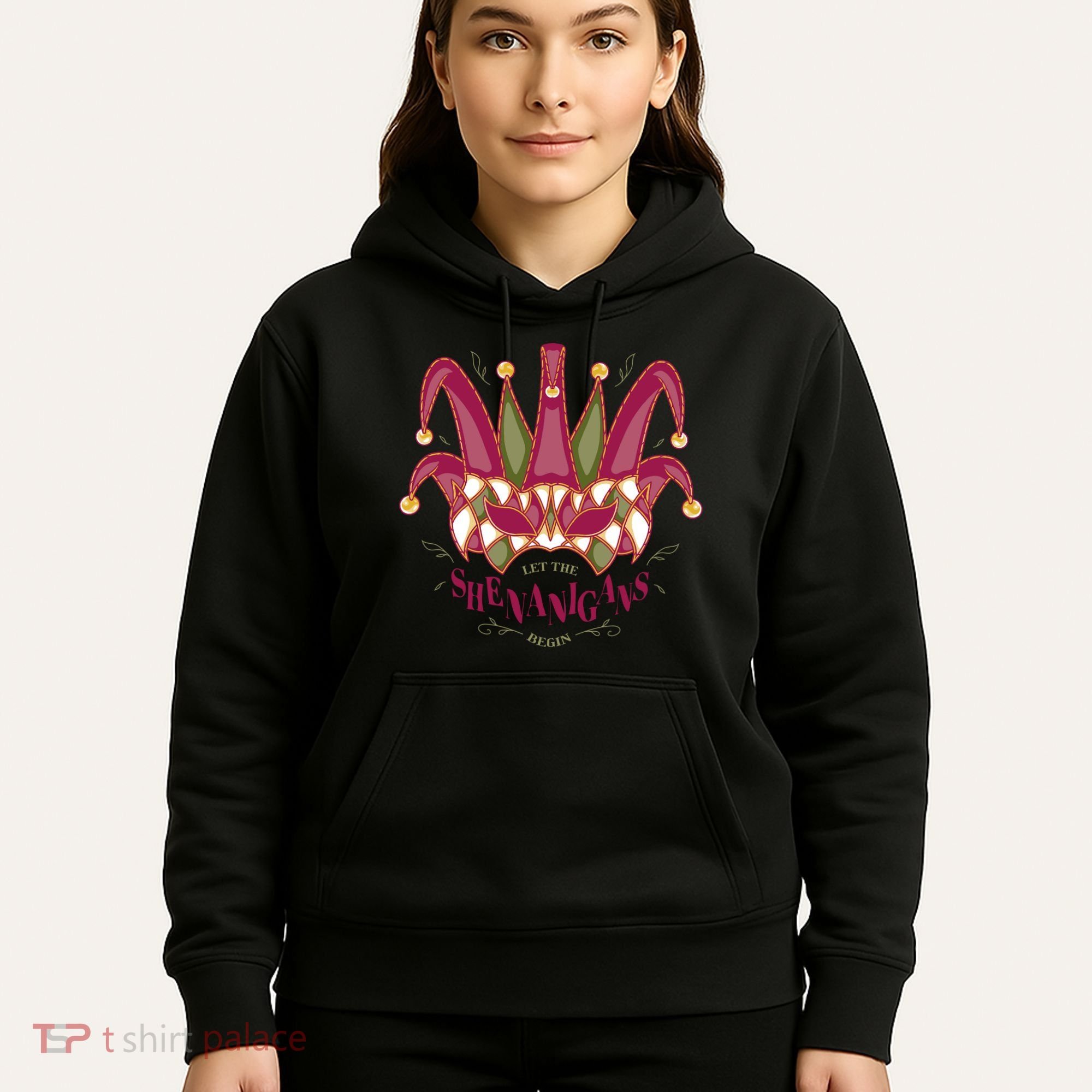 Let The Shenanigans Begin Mardi Gras Hoodie