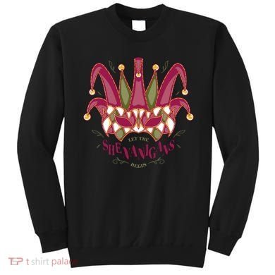 Let The Shenanigans Begin Mardi Gras Sweatshirt