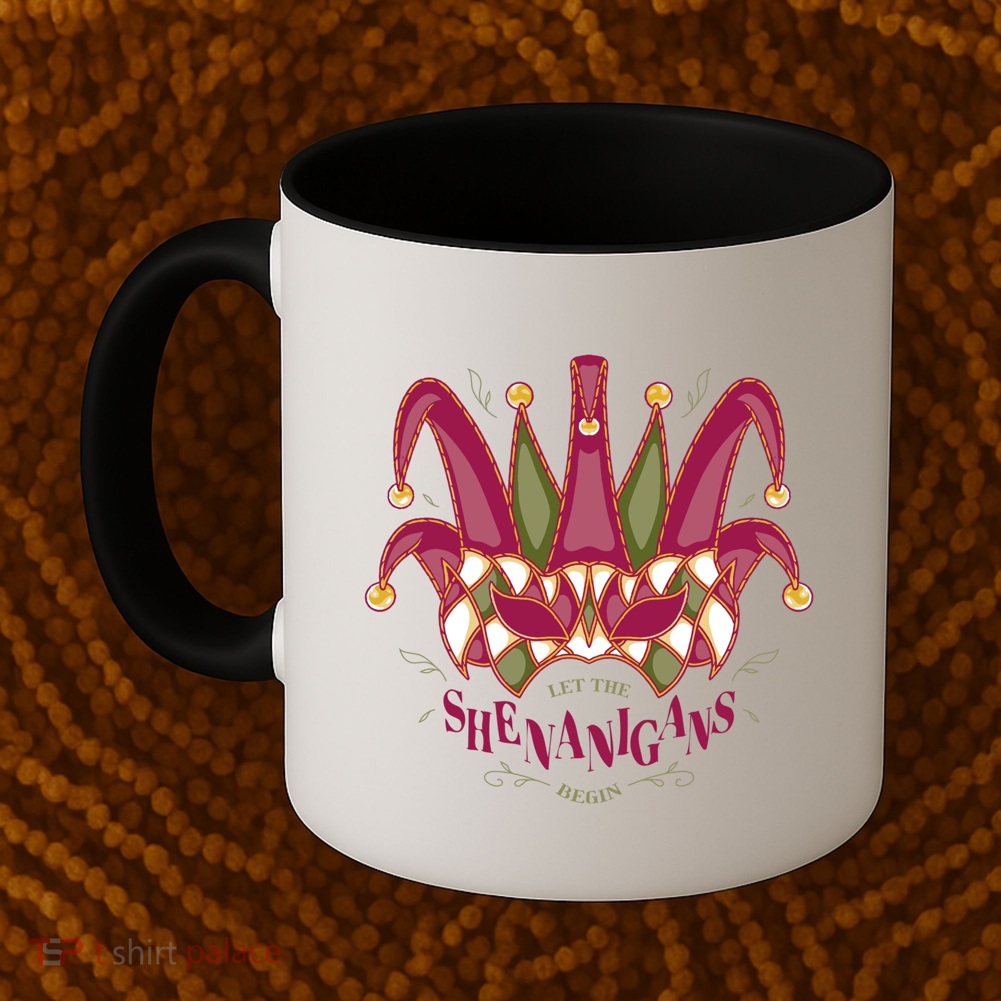 Let The Shenanigans Begin Mardi Gras Coffee Mug