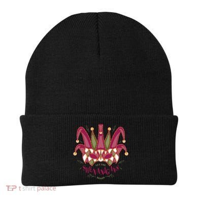 Let The Shenanigans Begin Mardi Gras Beanie