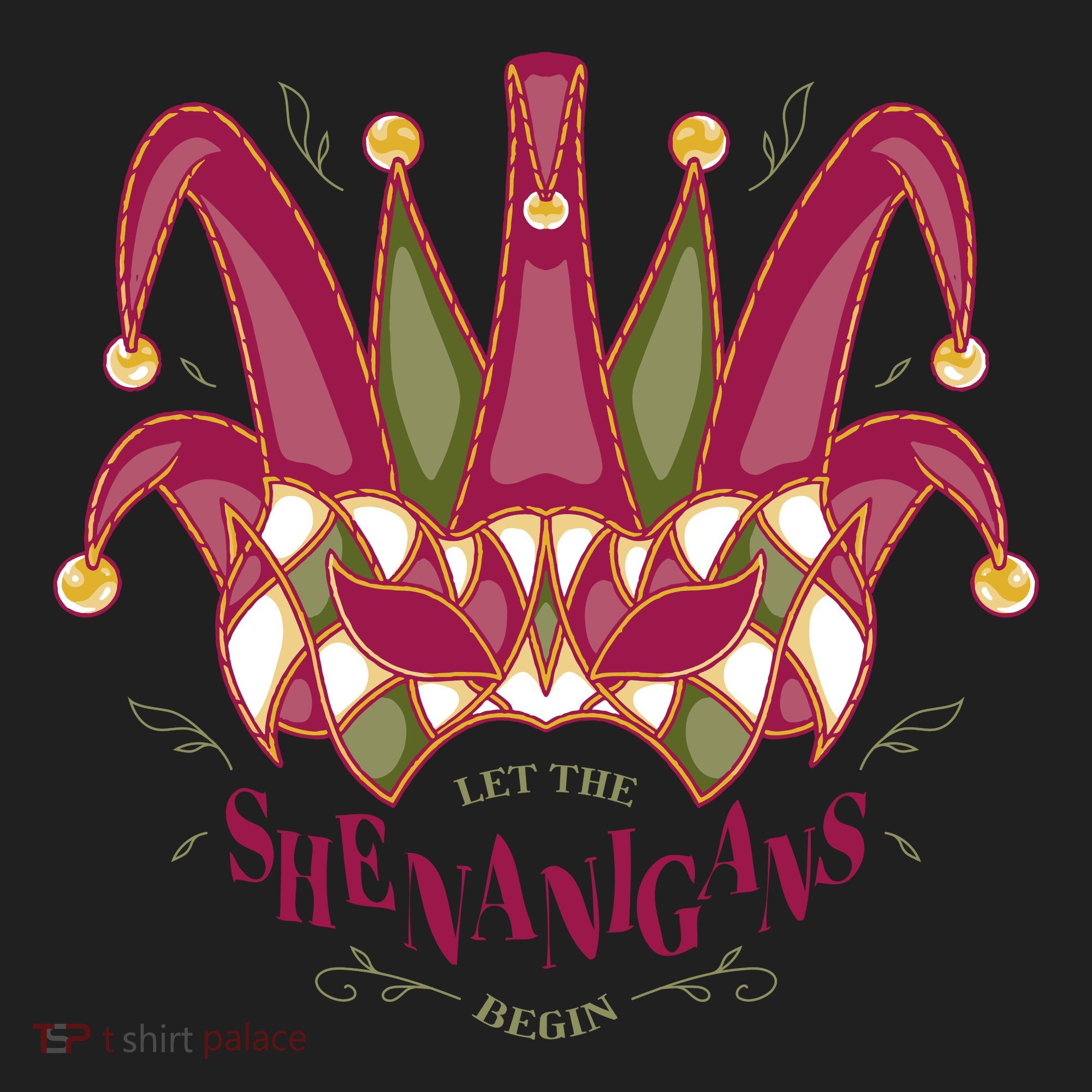 Let The Shenanigans Begin Mardi Gras Beanie