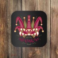 Let The Shenanigans Begin Mardi Gras Coaster thumb 0