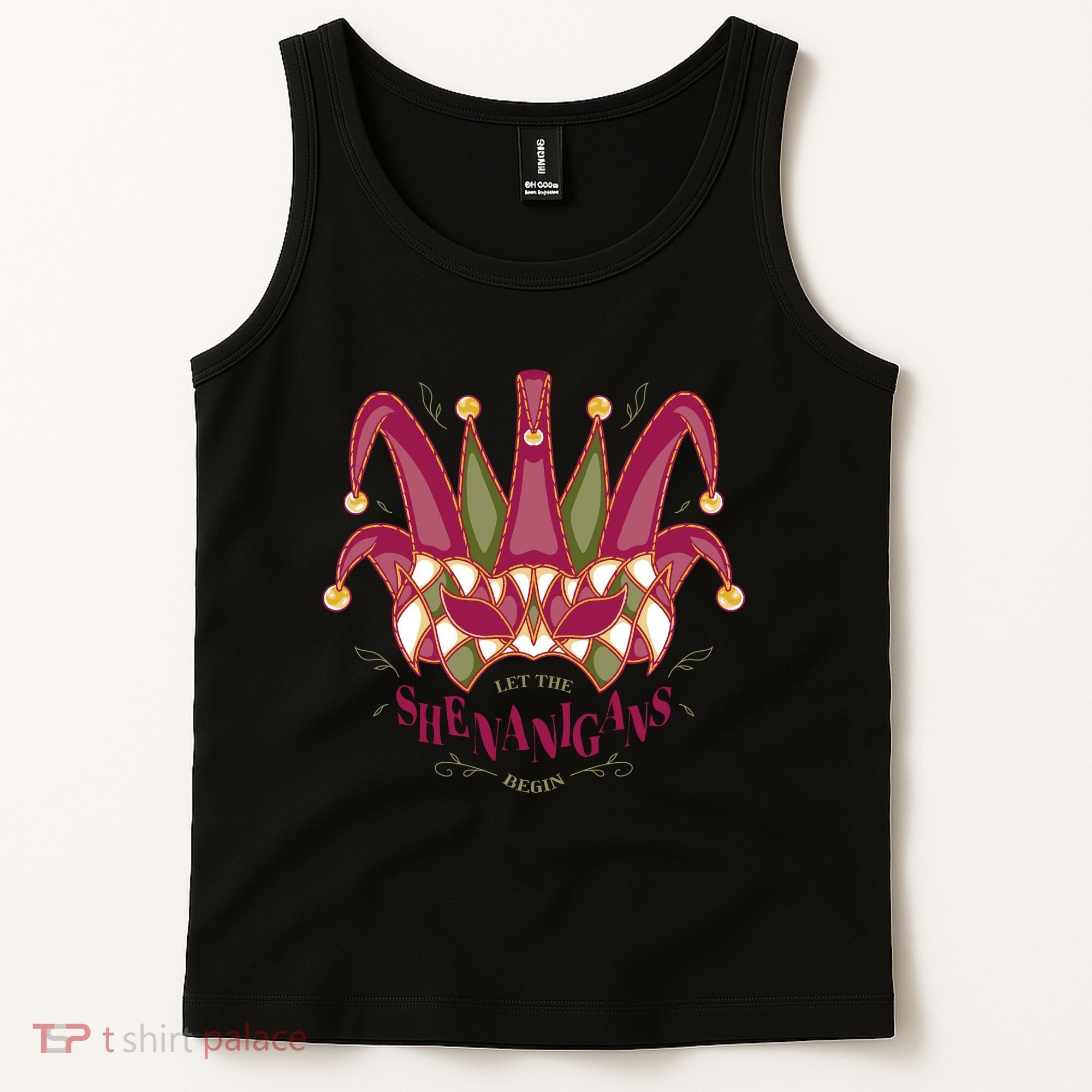 Let The Shenanigans Begin Mardi Gras Tank Top