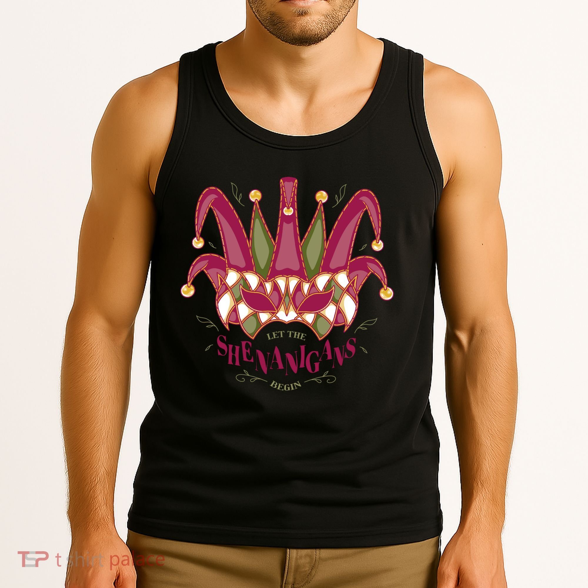 Let The Shenanigans Begin Mardi Gras Tank Top
