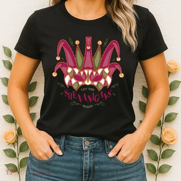 Let The Shenanigans Begin Mardi Gras Women's T-Shirt