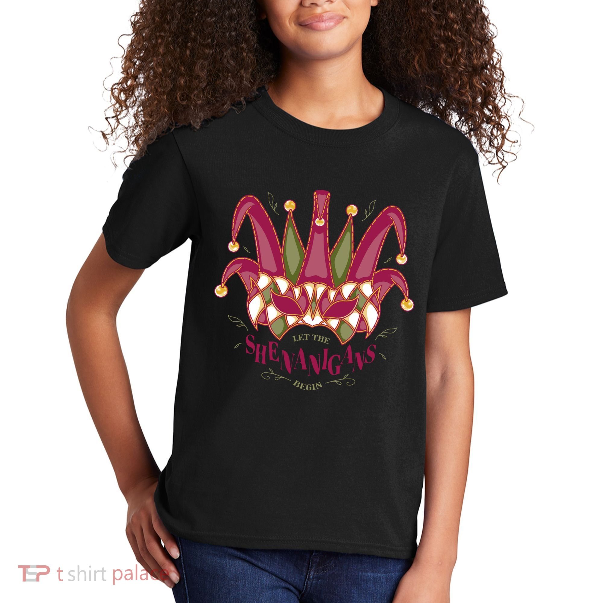 Let The Shenanigans Begin Mardi Gras Kids T-Shirt