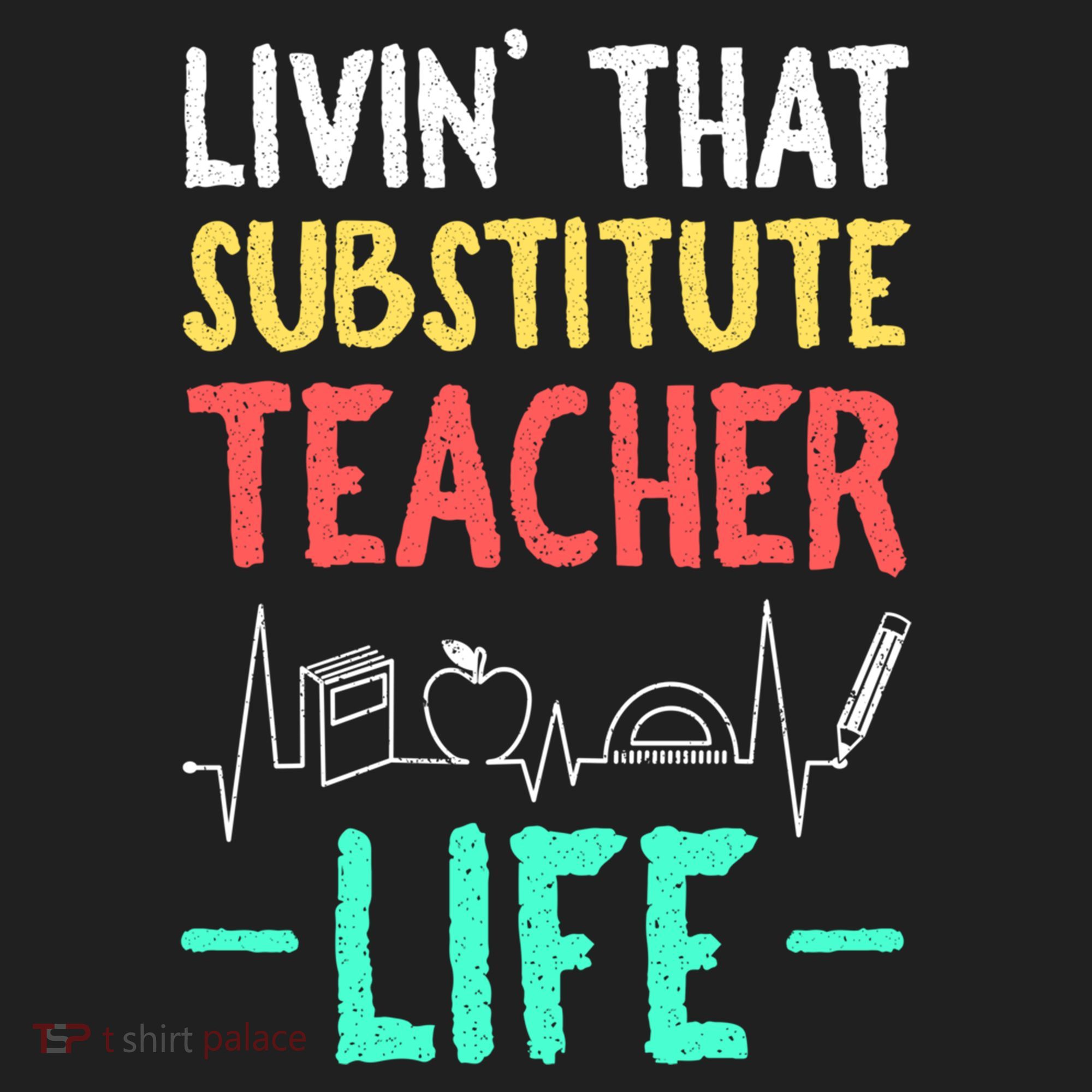 Livin That Substitute Teacher Life Teacher Appreciation Funny Gift Beanie