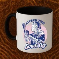 Living The Scrub Life Coffee Mug thumb 2