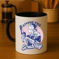 Living The Scrub Life Coffee Mug thumb 4