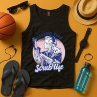 Living The Scrub Life Tank Top thumb 4