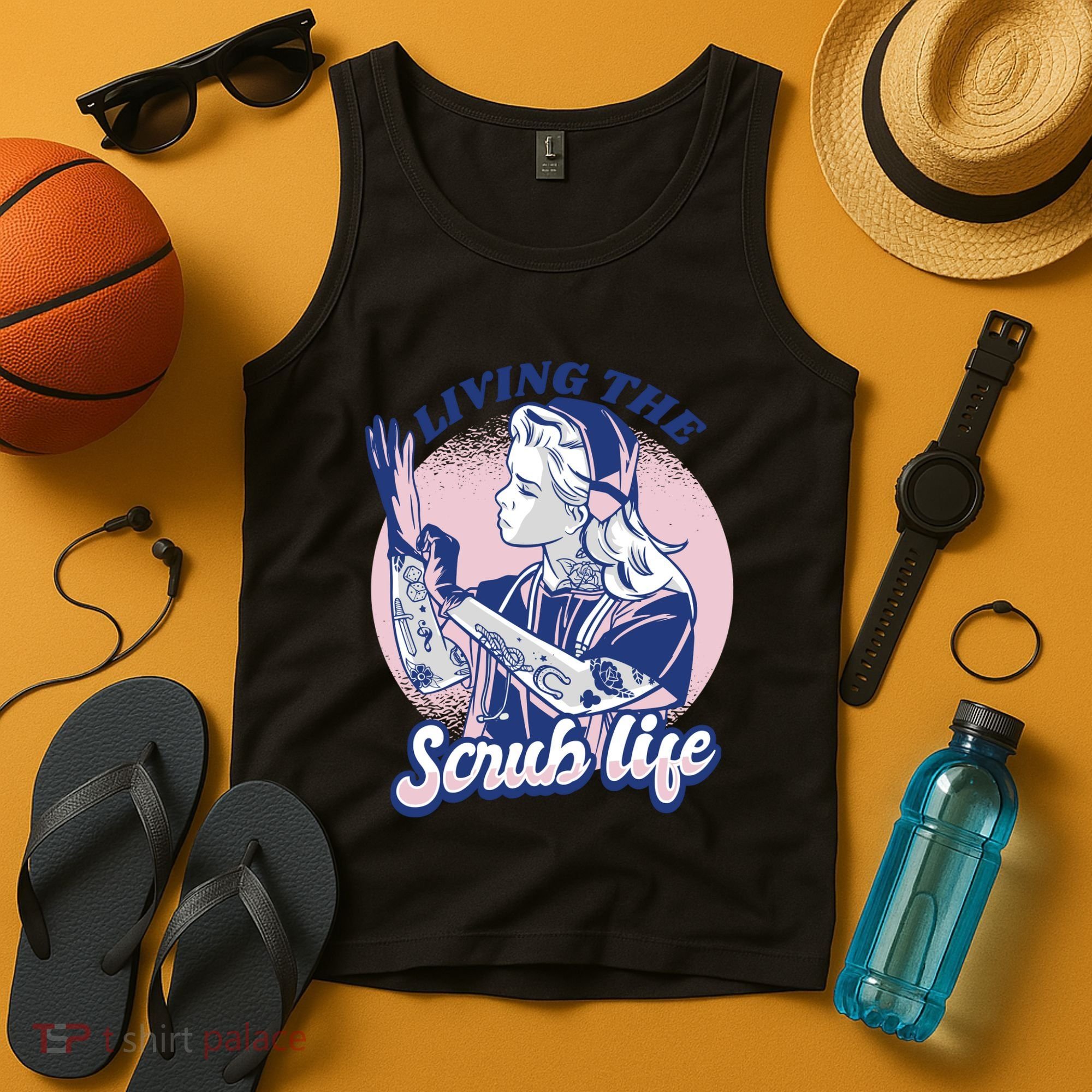 Living The Scrub Life Tank Top