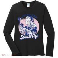 Living The Scrub Life Women's Long Sleeve Shirt thumb 0