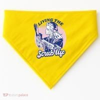 Living The Scrub Life USA-Made Doggie Bandana thumb 0