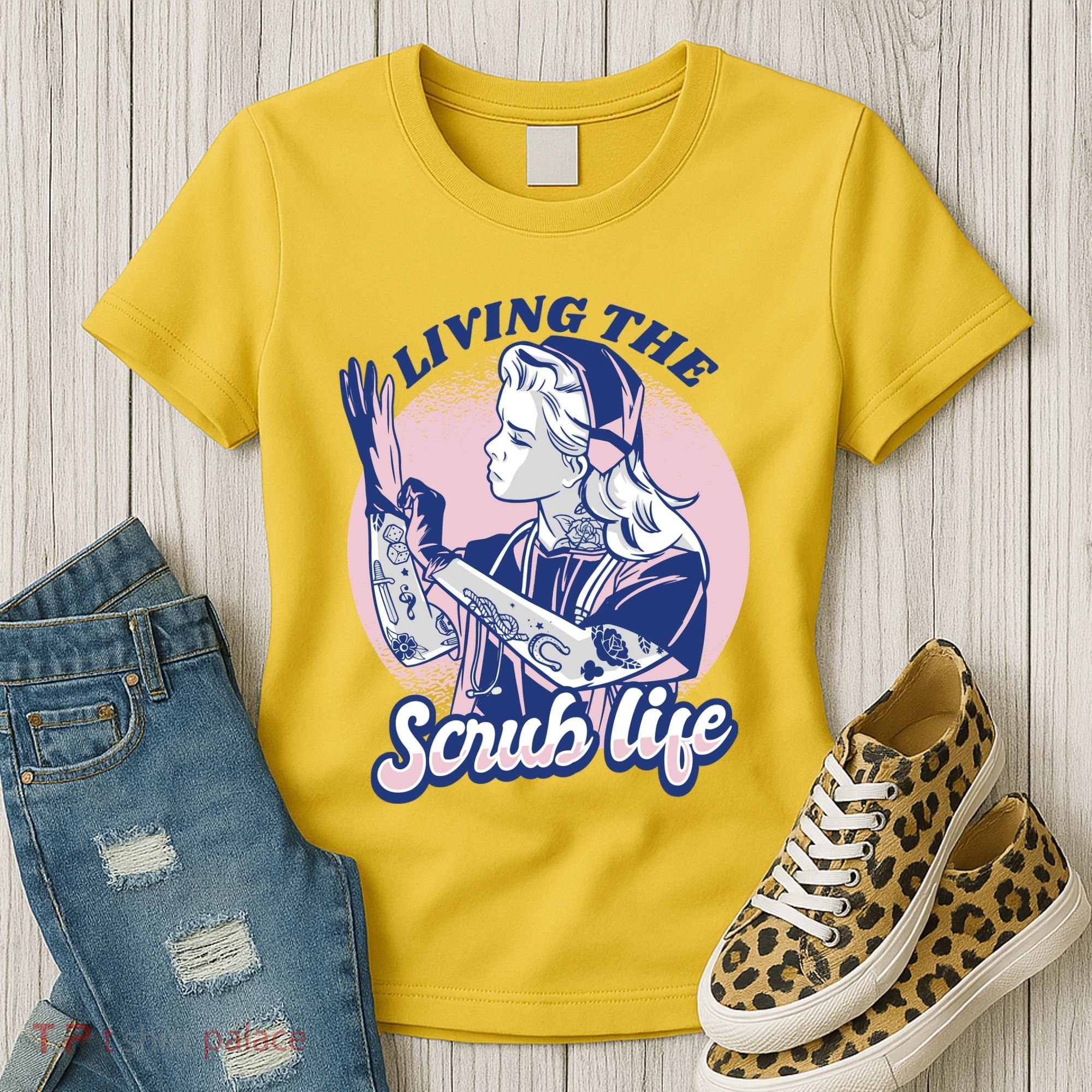 Living The Scrub Life Women's T-Shirt