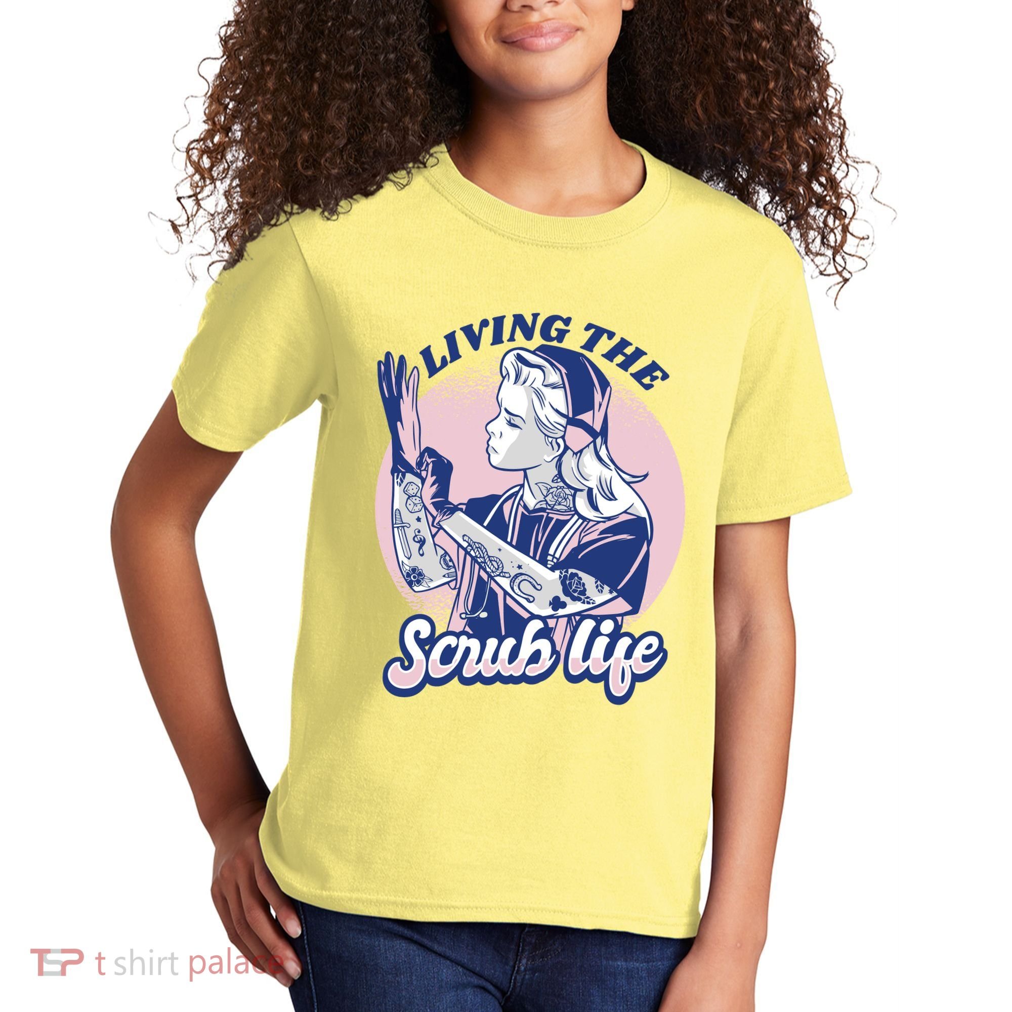 Living The Scrub Life Kids T-Shirt
