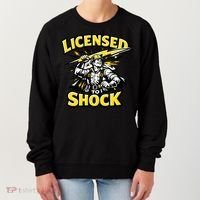 Licensed To Shock Power Line Worker Humor Women's Sweatshirt thumb 0