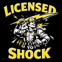 Licensed To Shock Power Line Worker Humor Women's Hoodie thumb 2