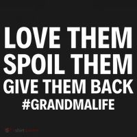 Love Them Spoil Them Give Them Back #Grandmalife New Grandma Gift Women's Hoodie thumb 2