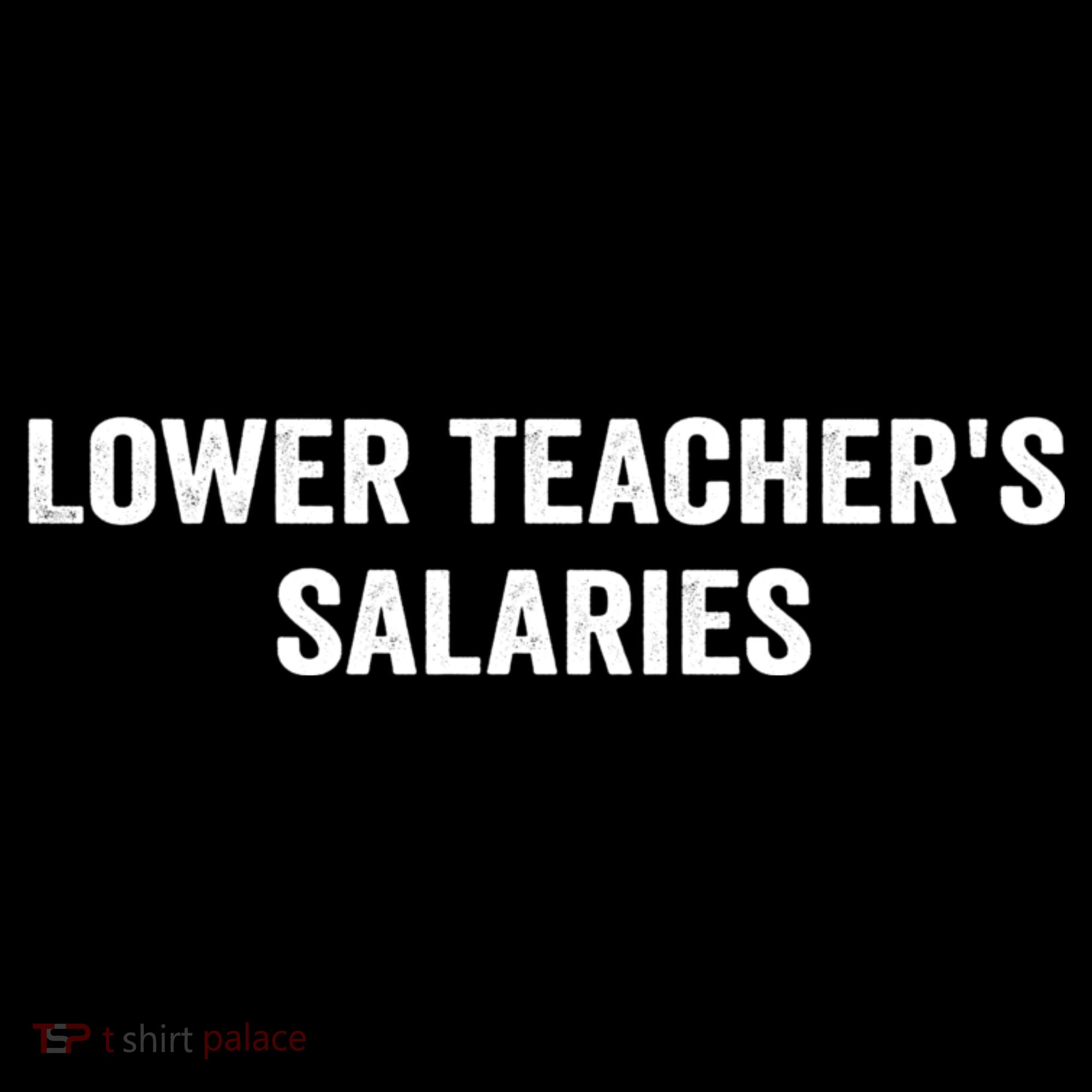Lower Teacher Salaries Funny Women's Tank Top
