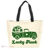 Lucky Truck St Patricks Day Tote Bag thumb 0