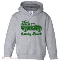 Lucky Truck St Patricks Day Toddler Hoodie thumb 0