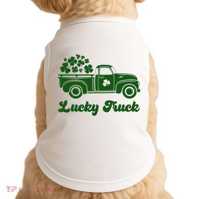 Lucky Truck St Patricks Day Doggie Tank