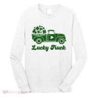 Lucky Truck St Patricks Day Long Sleeve Shirt thumb 0