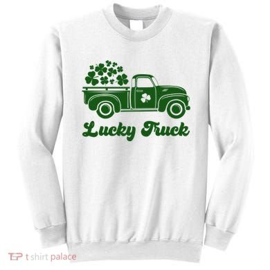 Lucky Truck St Patricks Day Sweatshirt
