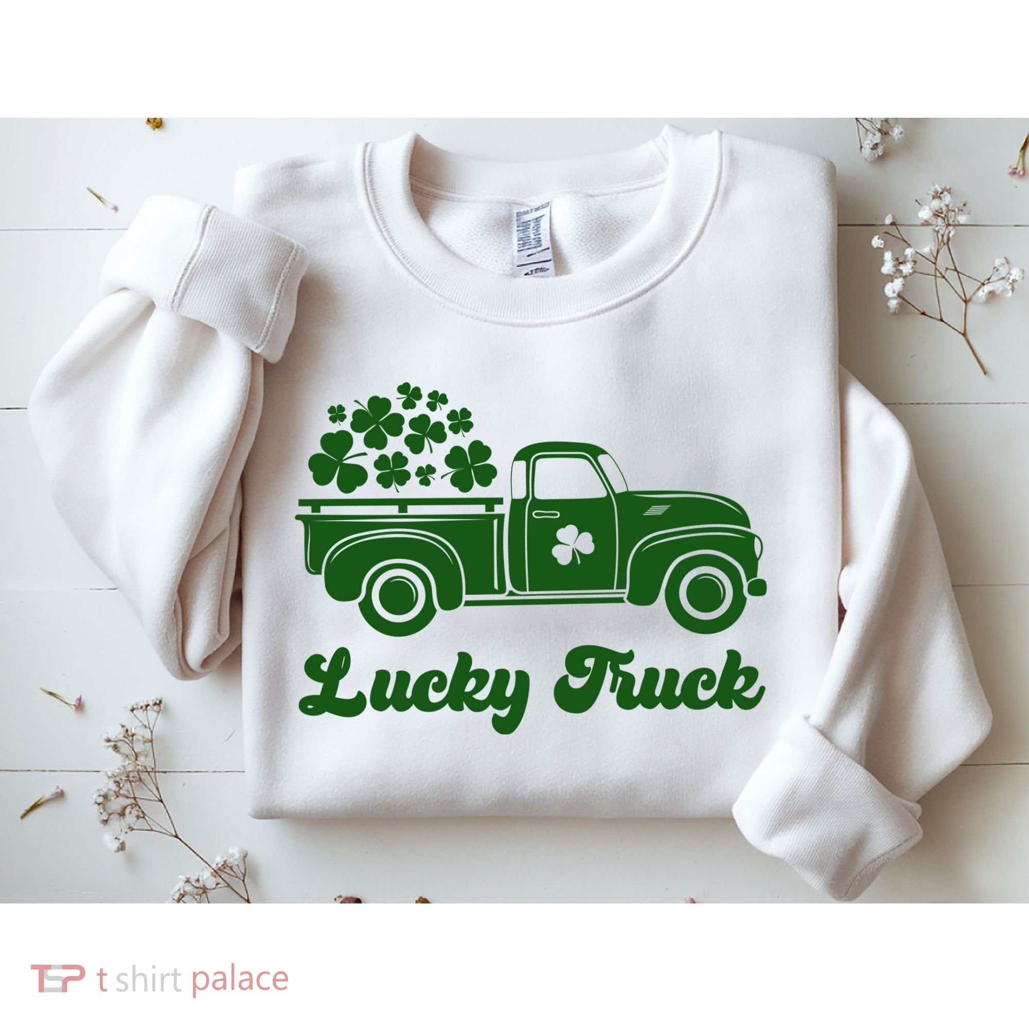 Lucky Truck St Patricks Day Sweatshirt