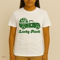 Lucky Truck St Patricks Day T-Shirt thumb 4