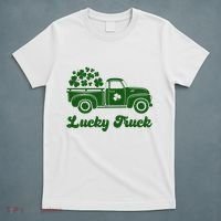 Lucky Truck St Patricks Day T-Shirt thumb 5